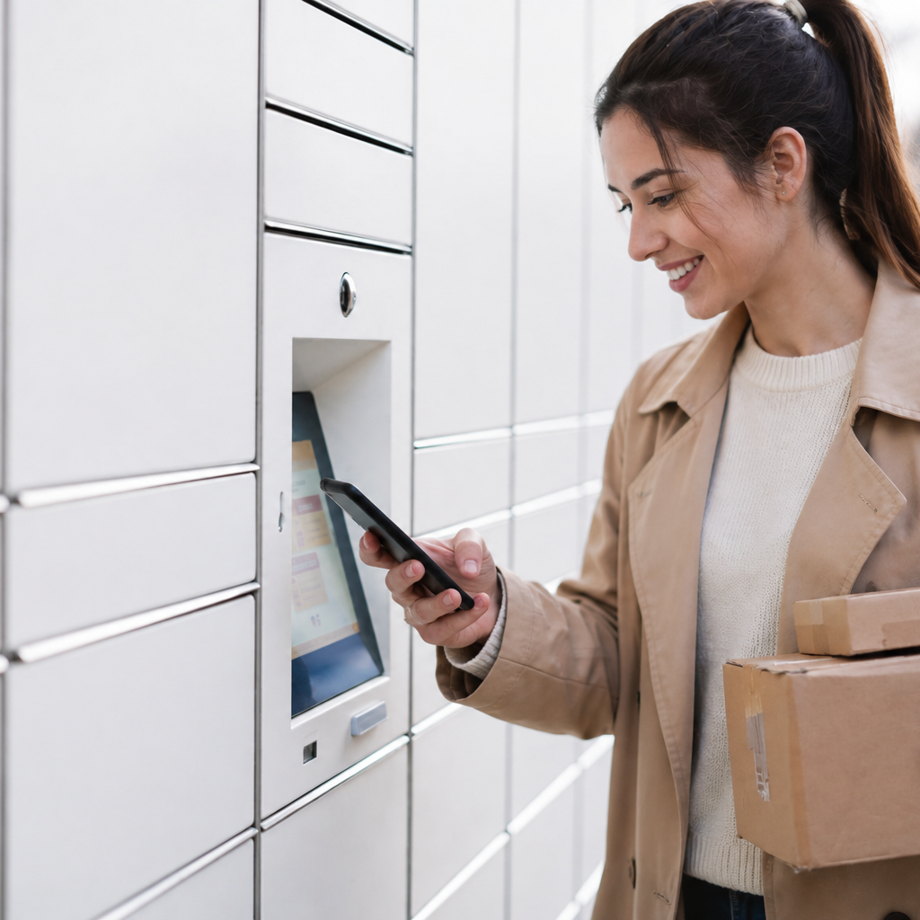 smart parcel locker for residential