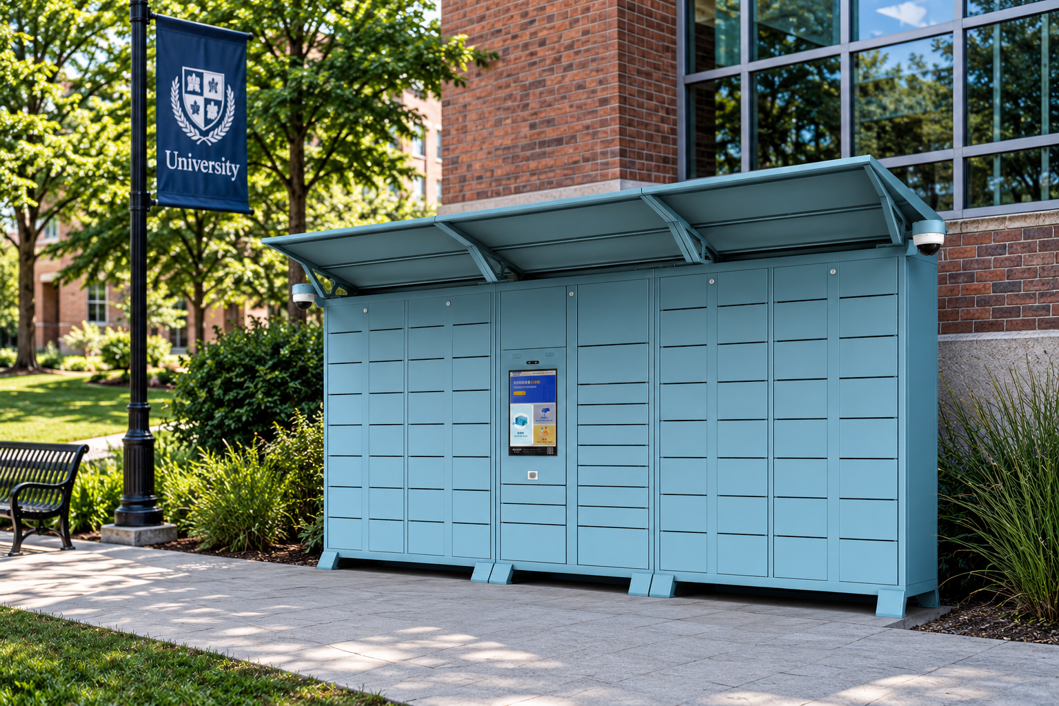 smart parcel locker for university