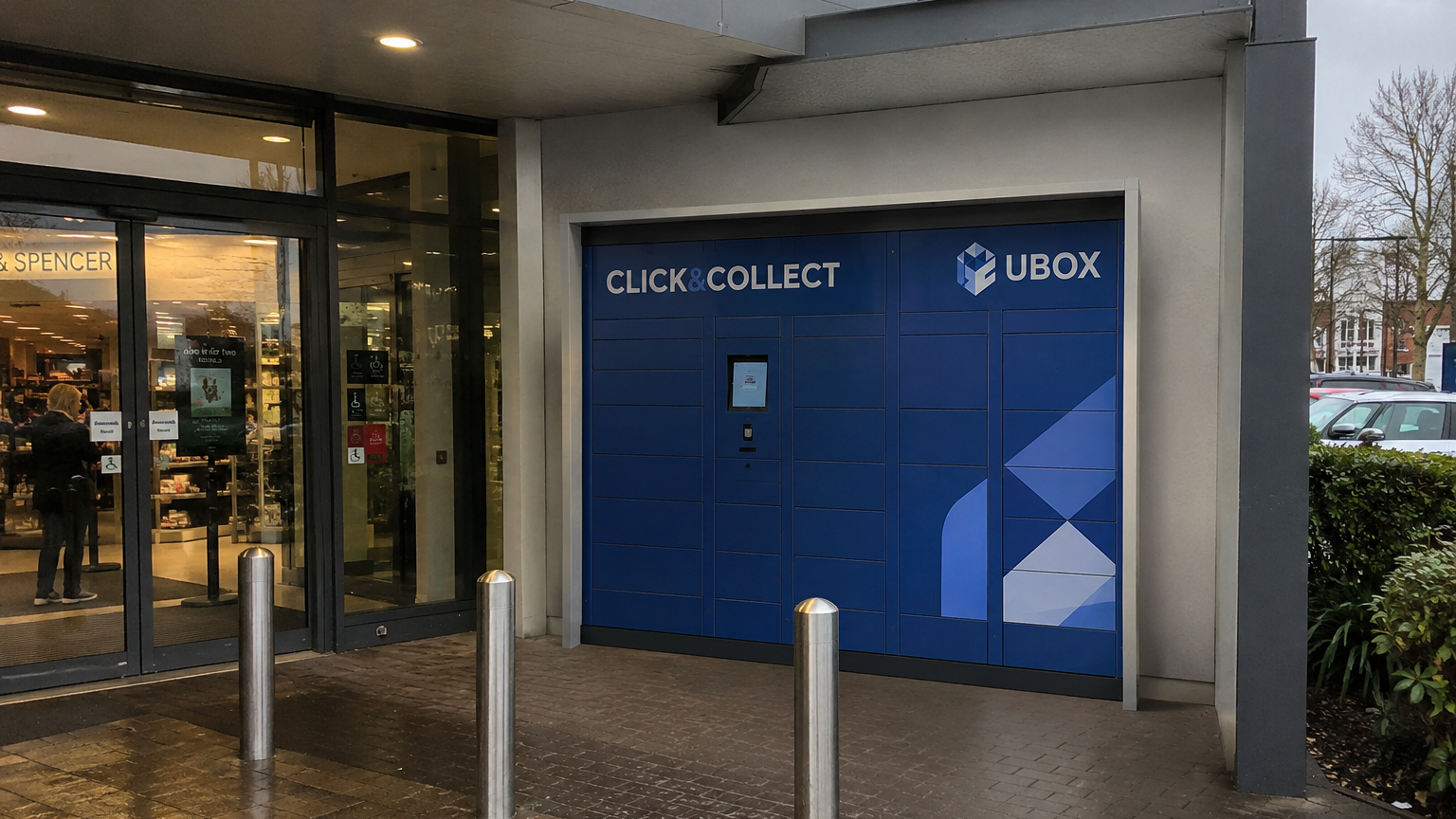 click and collect locker for retail